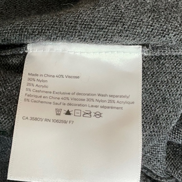 Lululemon Back to Balance Sweater Split Back Long Sleeve in Charcoal Gray - Picture 15 of 15